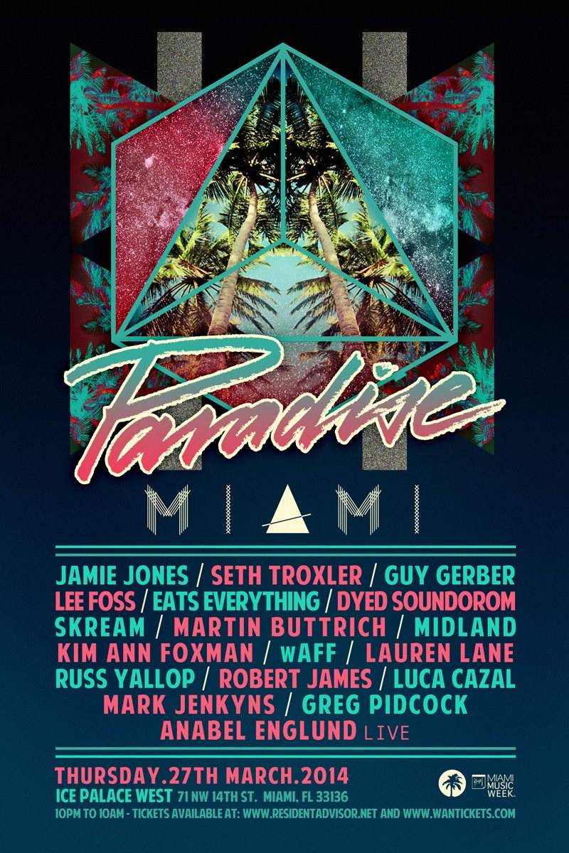 Jamie Jones presents Paradise Miami - Página frontal