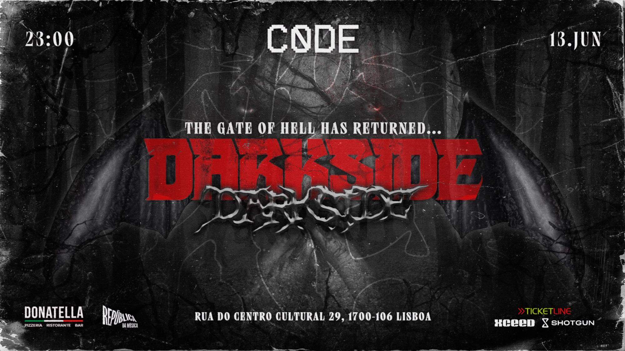 C0DE - DARKSIDE — HARD EDITION with ZKU and ZED (PORTUGAL DEBUT