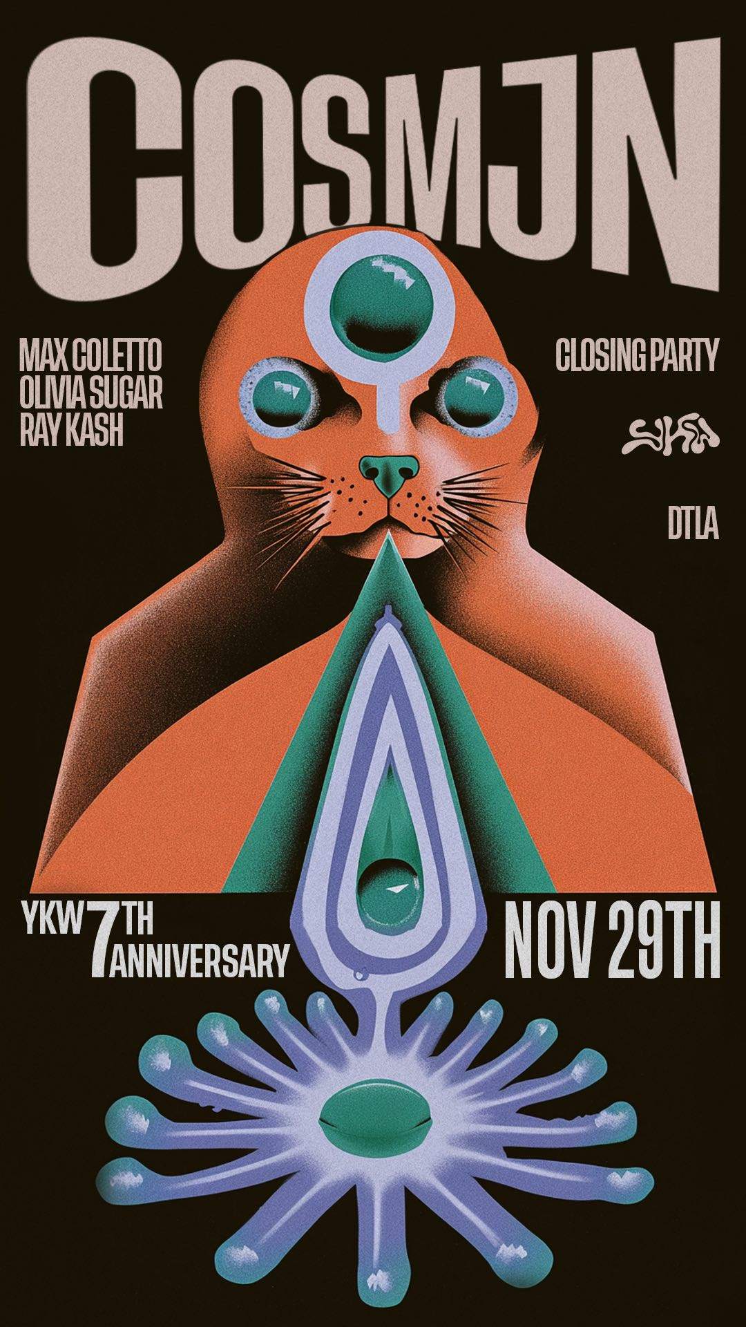YKW (7th Anniversary & Closing Party) feat. Cosmjn, Ray Kash, Olivia ...