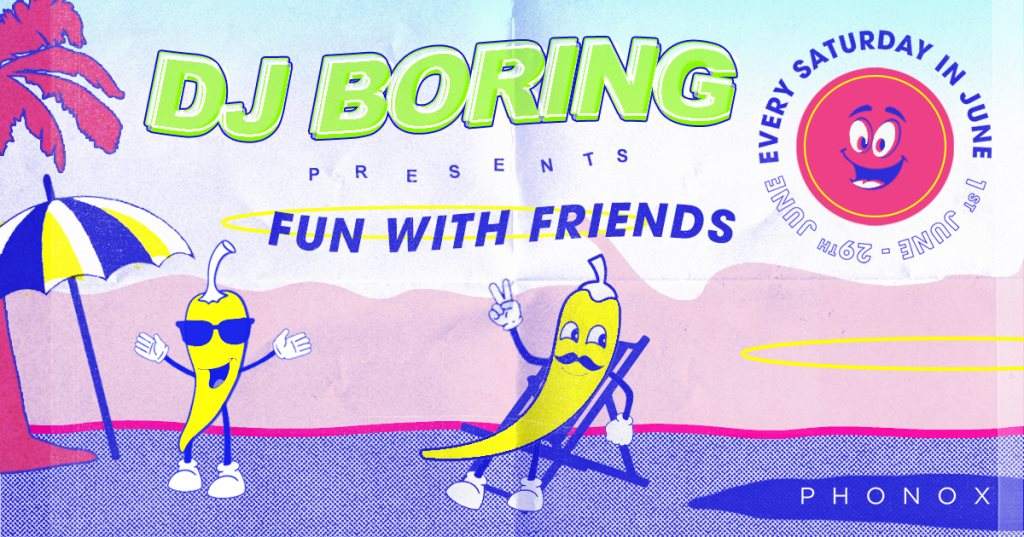 DJ Boring: Fun with Friends - Página frontal