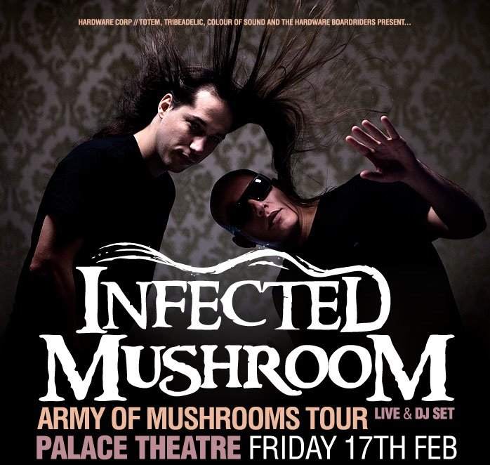 Infected Mushroom & Army Of Mushrooms Tour - Página frontal