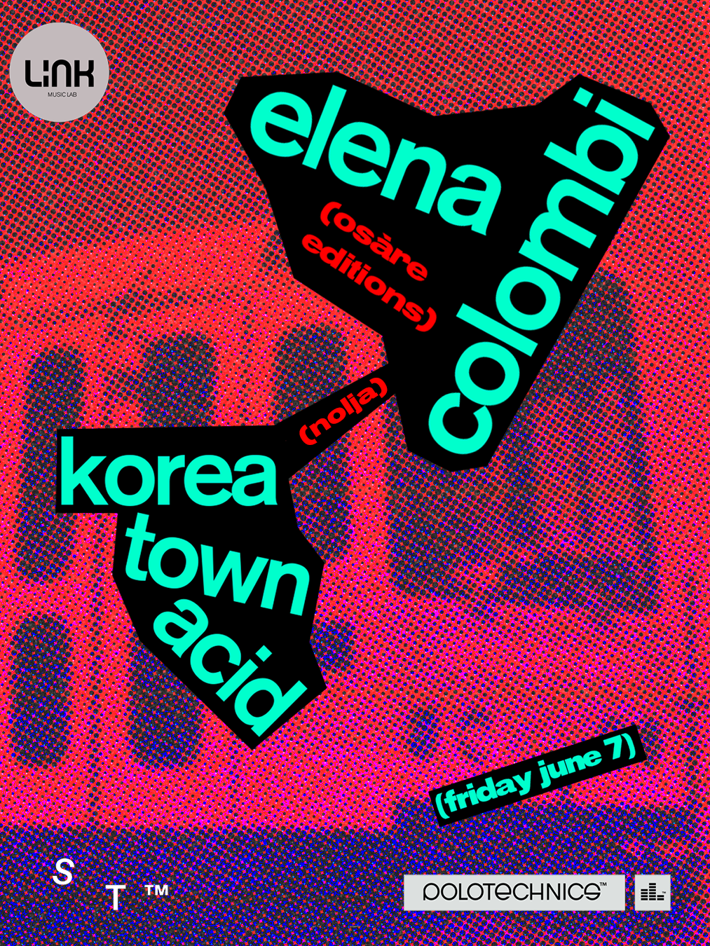 131: Polotechnics featuring Elena Colombi and Korea Town Acid - フライヤー表