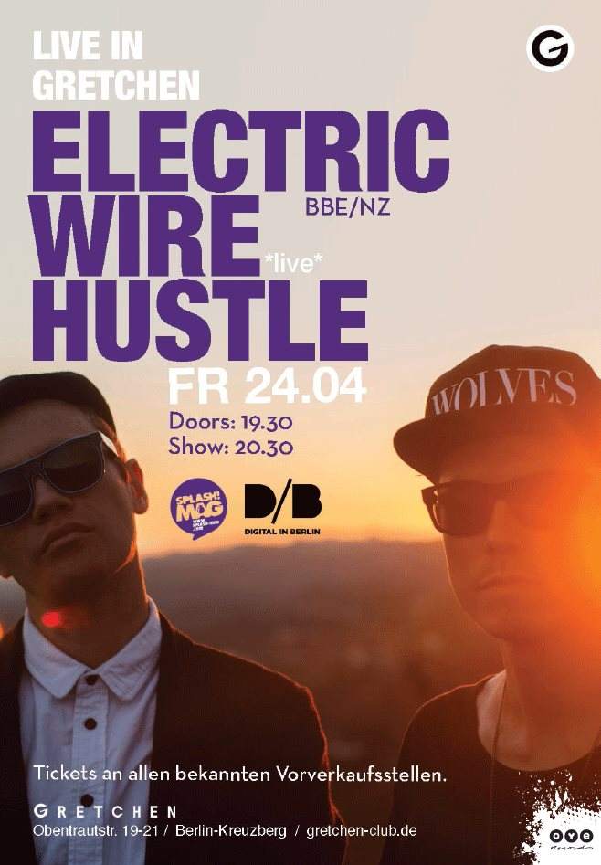 Live In Gretchen: Electric Wire Hustle - フライヤー表
