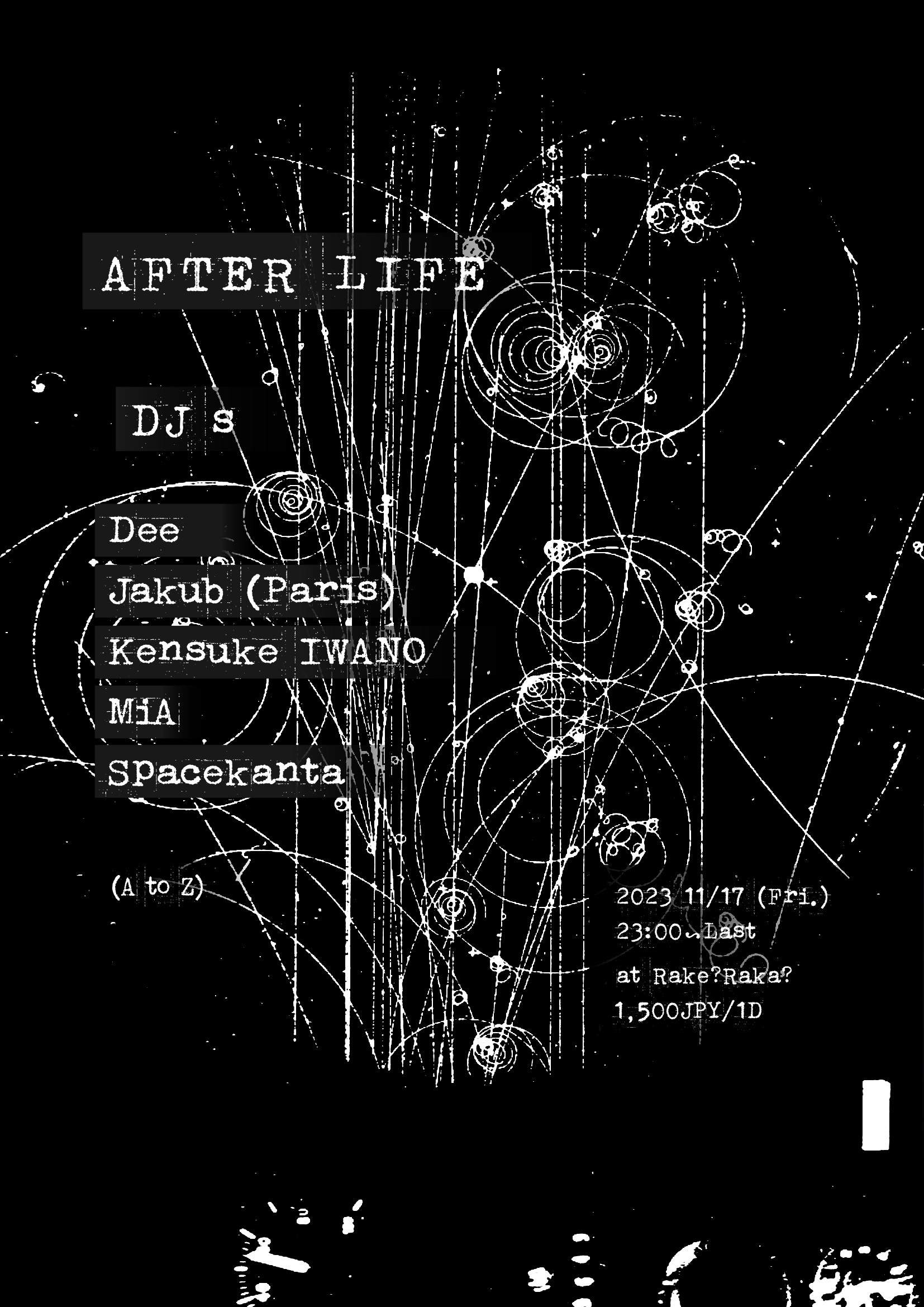 AfterLife - フライヤー表