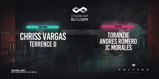 D'Noir AM Sunday Morning Afterhours At Polygon feat. Chriss Vargas - フライヤー表