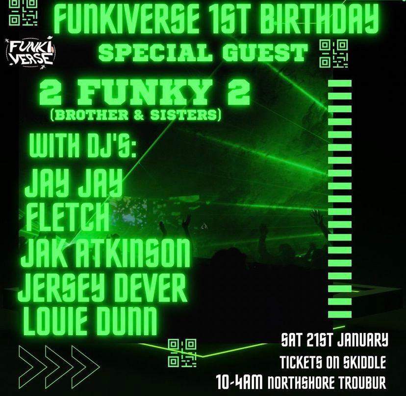 Funkiverse 1st Birthday - Página frontal