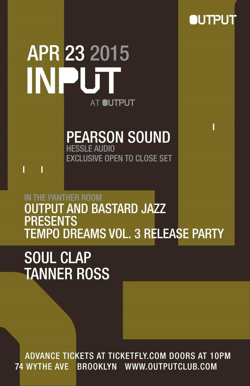 Input - Pearson Sound Exclusive Open To Close Set - Página frontal
