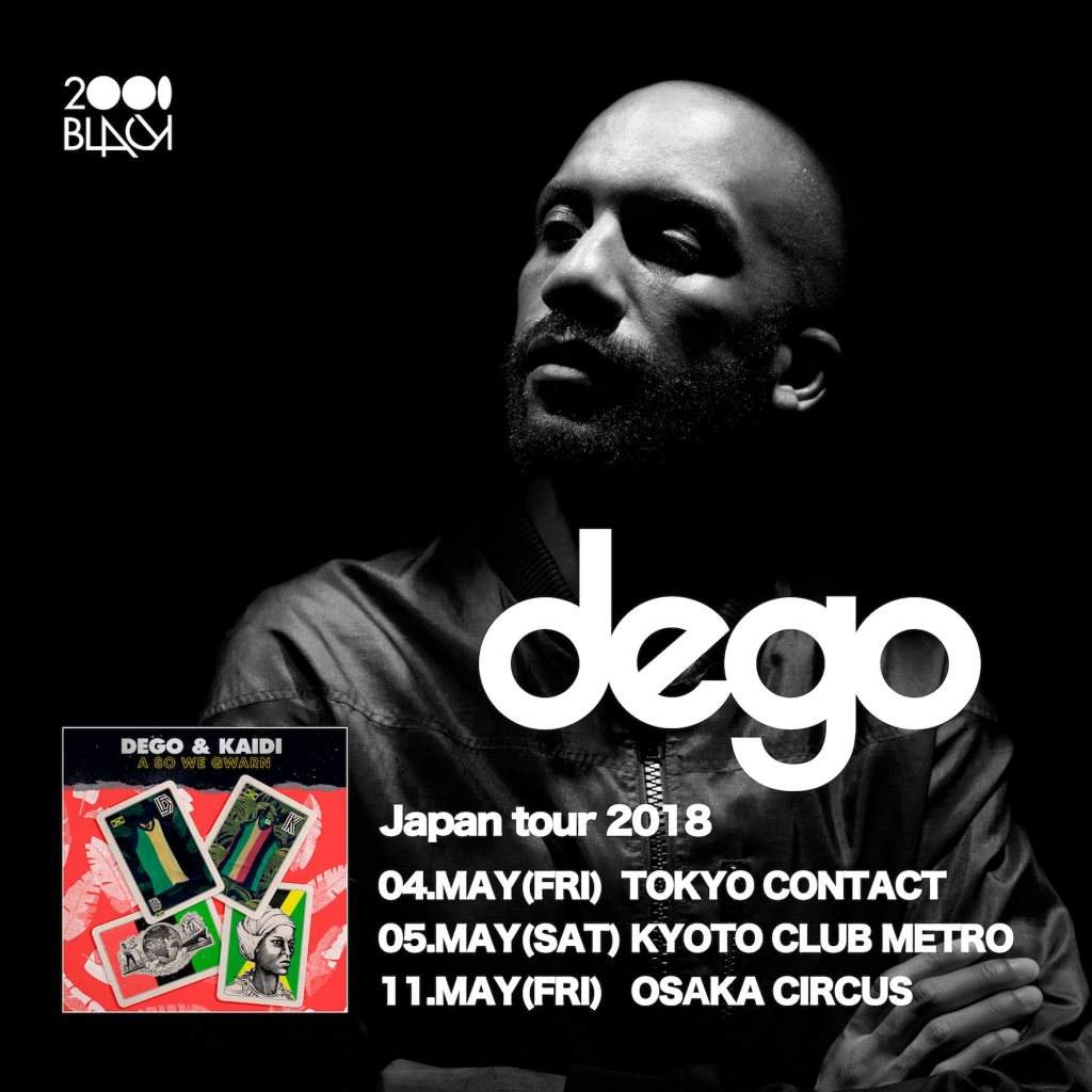 Dego / 2000black Japan Tour 2018 in Osaka - フライヤー表