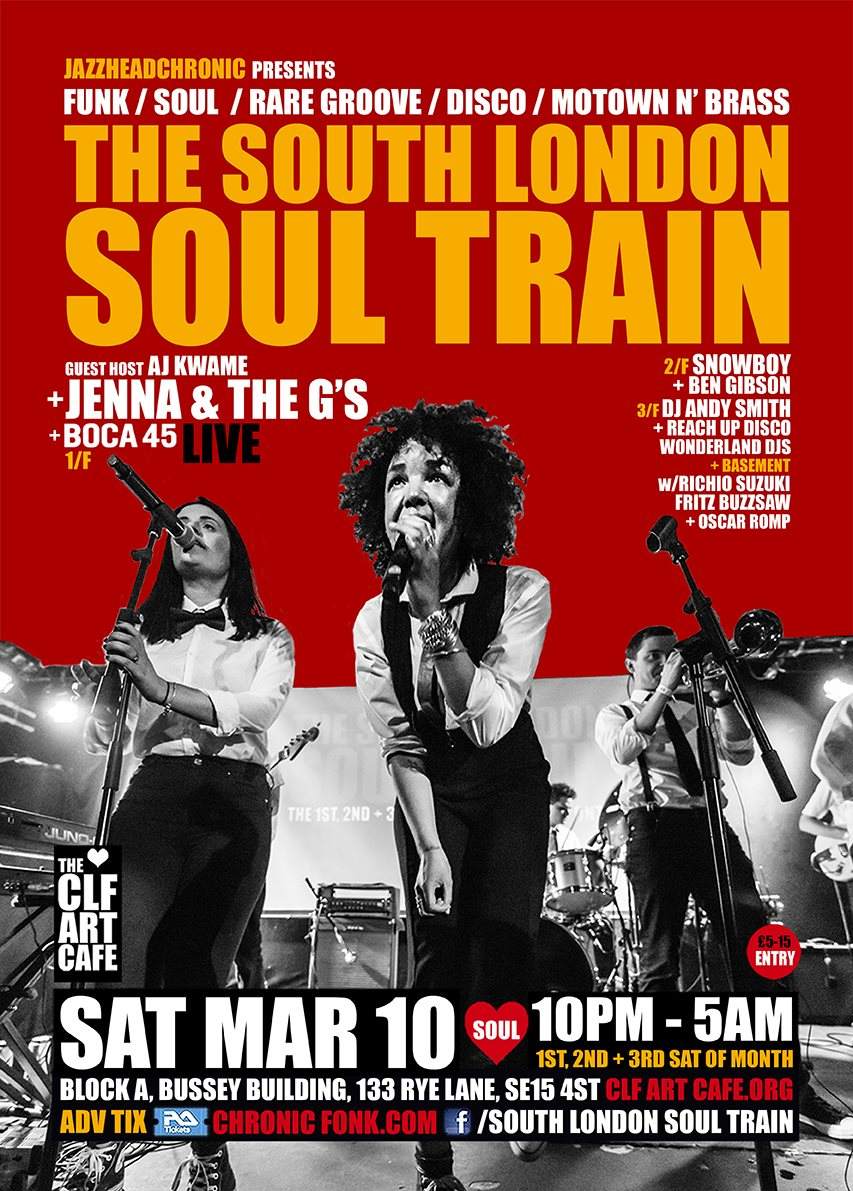 The South London Soul Train 7 Yr Anniversary Special with Temple Funk Collective (Live) - More - Página trasera