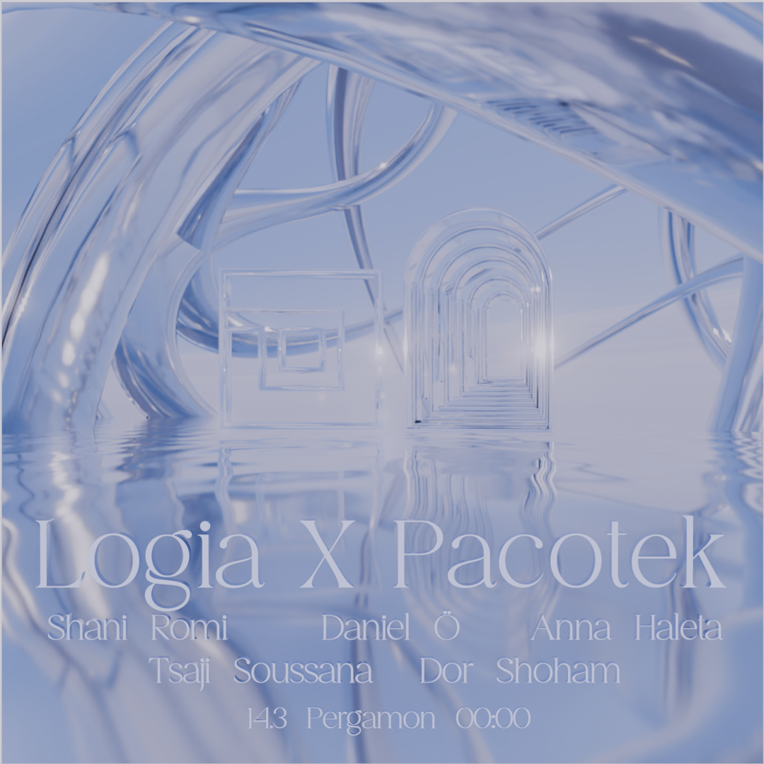 Logia X Pacotek - フライヤー表