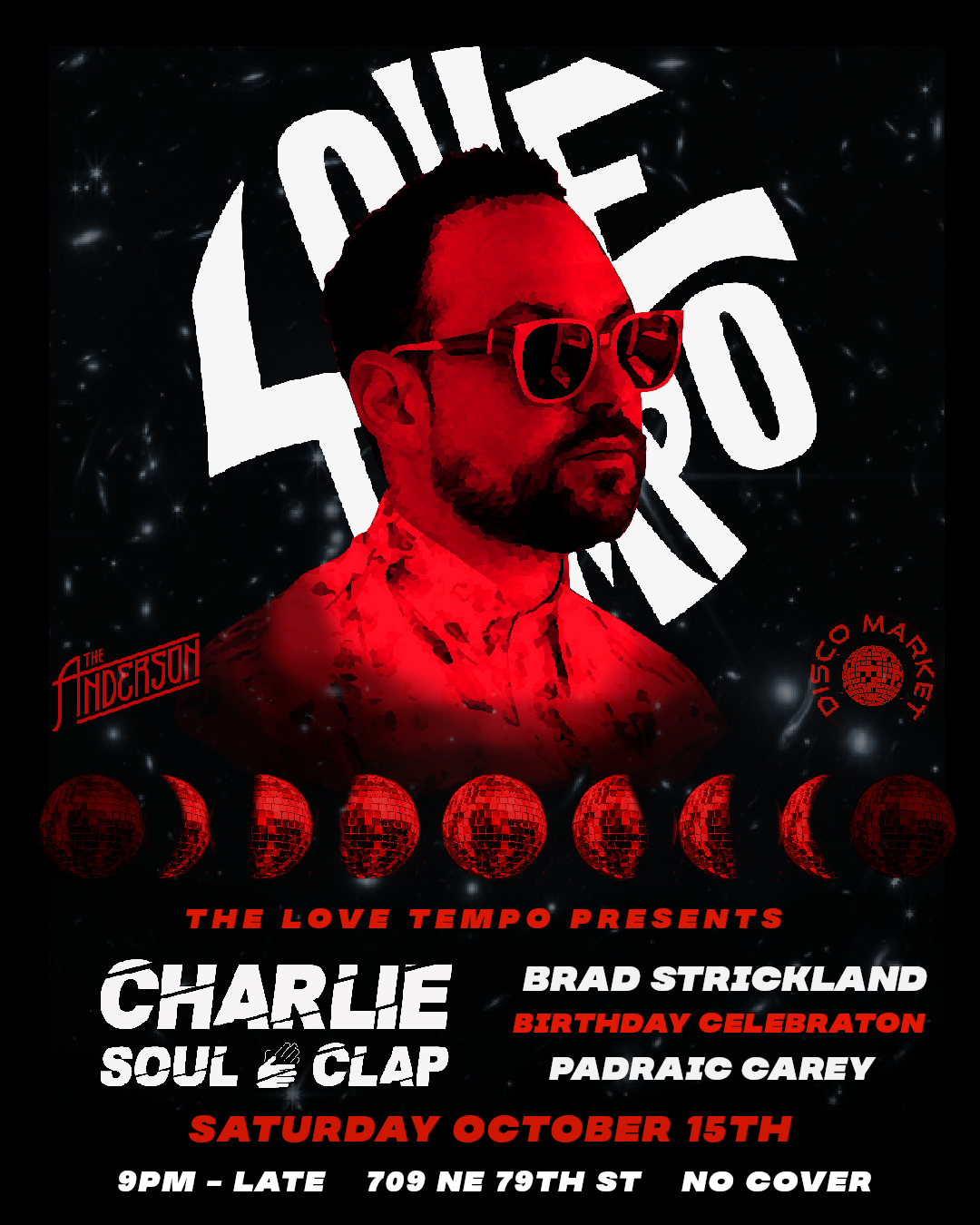 Charlie Soul Clap at The Love Tempo - フライヤー表