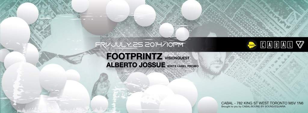 Footprintz, Alberto Jossue - フライヤー表