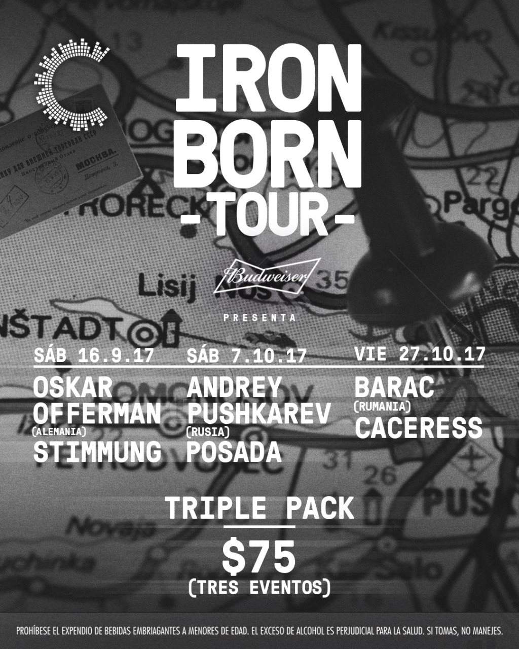 Iron Born Tour - Oskar Offermann - Página trasera