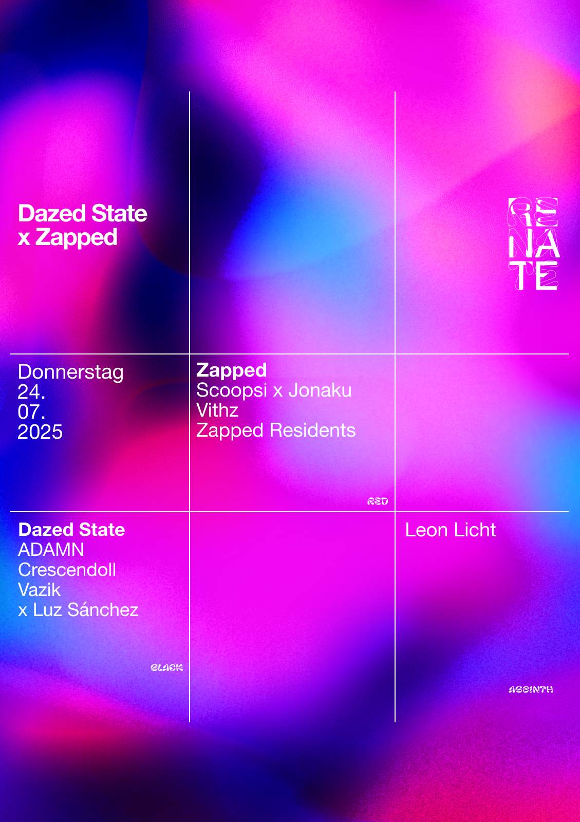 Dazed State x Zapped at Renate, Berlin