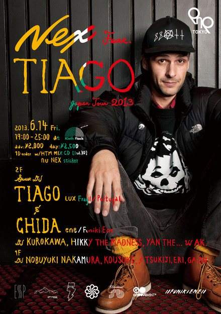 Nex feat. Tiago Japan Tour 2013 - フライヤー表
