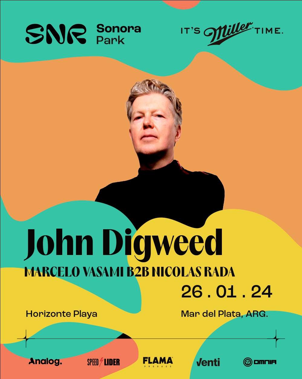 John Digweed - by SONORA - フライヤー表