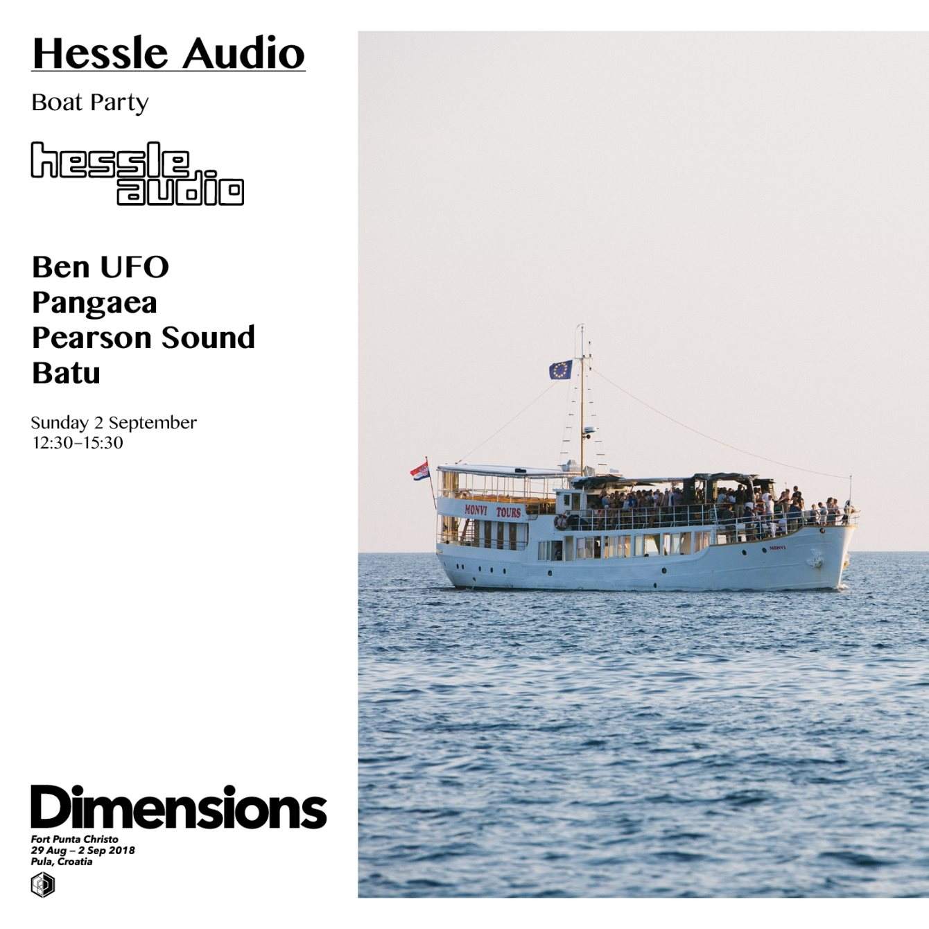 Hessle Audio : Ben UFO, Pangaea, Pearson Sound & Batu - フライヤー表