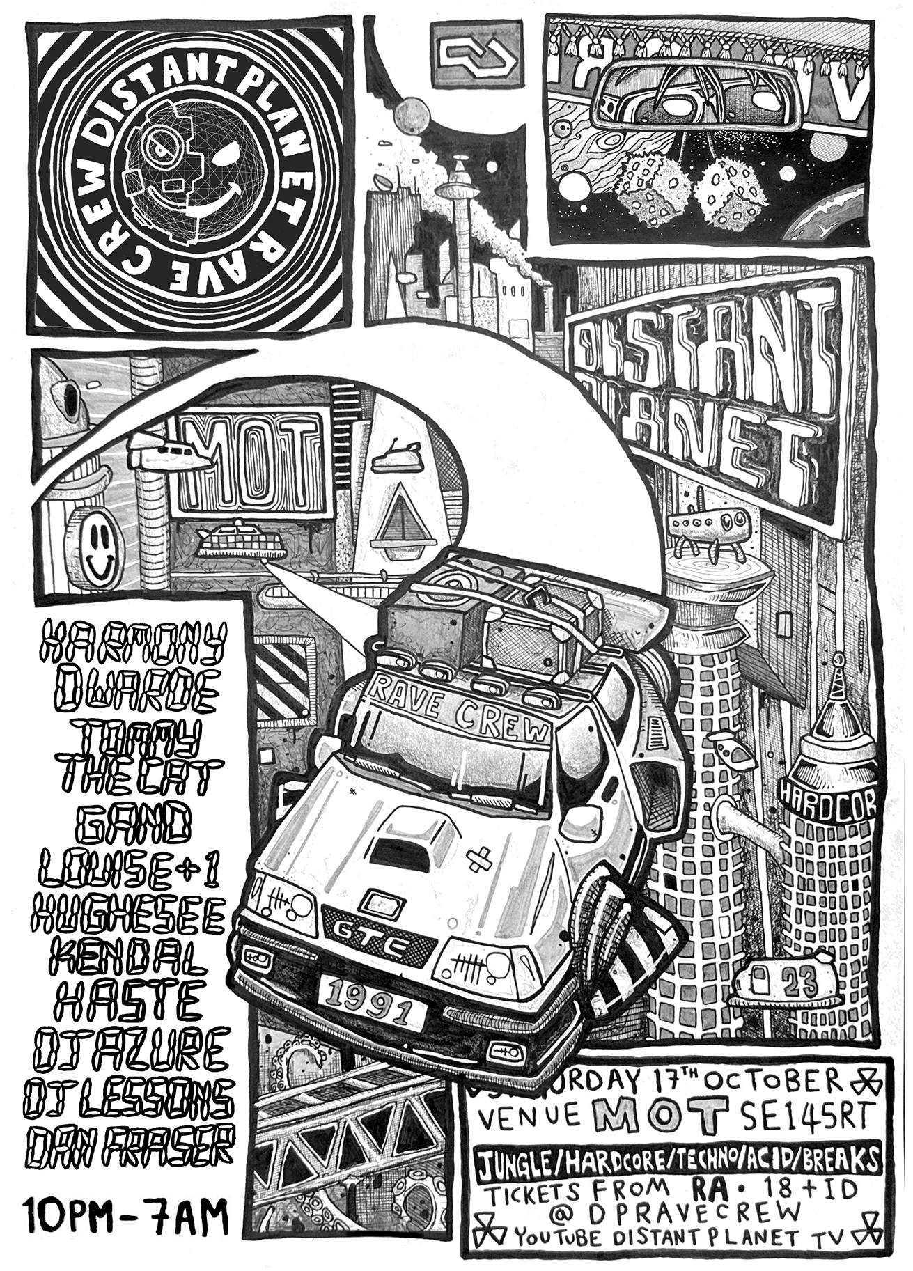 Distant Planet - Warehouse Rave at M.O.T, London · Tickets