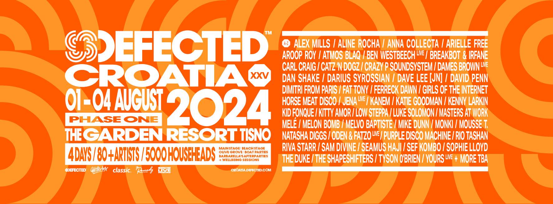 Defected Croatia 2024 at The Garden Tisno, Croatia · Tickets