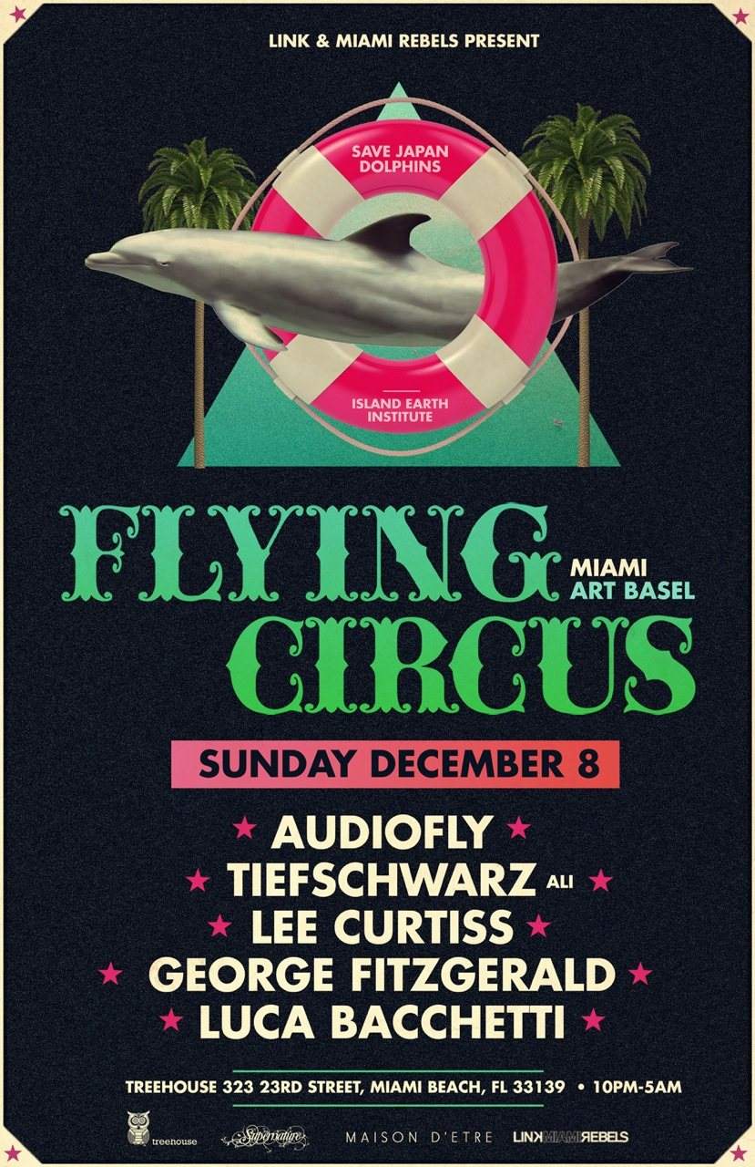LinkMiamiRebels present Flying Circus - Art Basel Edition - Página frontal