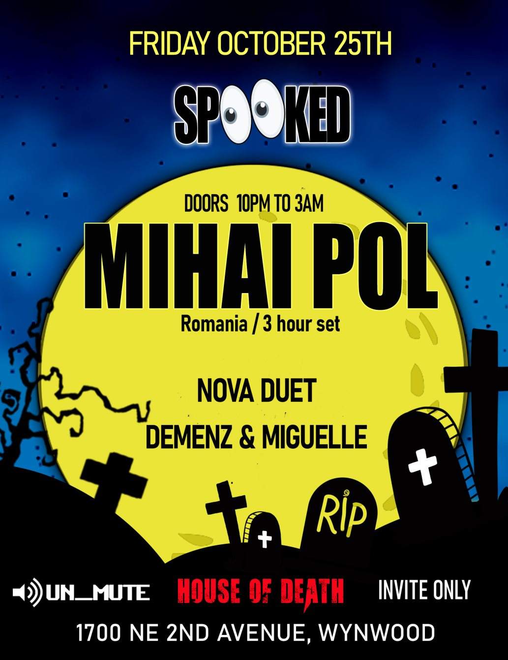 Spooked with Mihai Pol (Romania) by Un_mute & Invite Only - フライヤー表