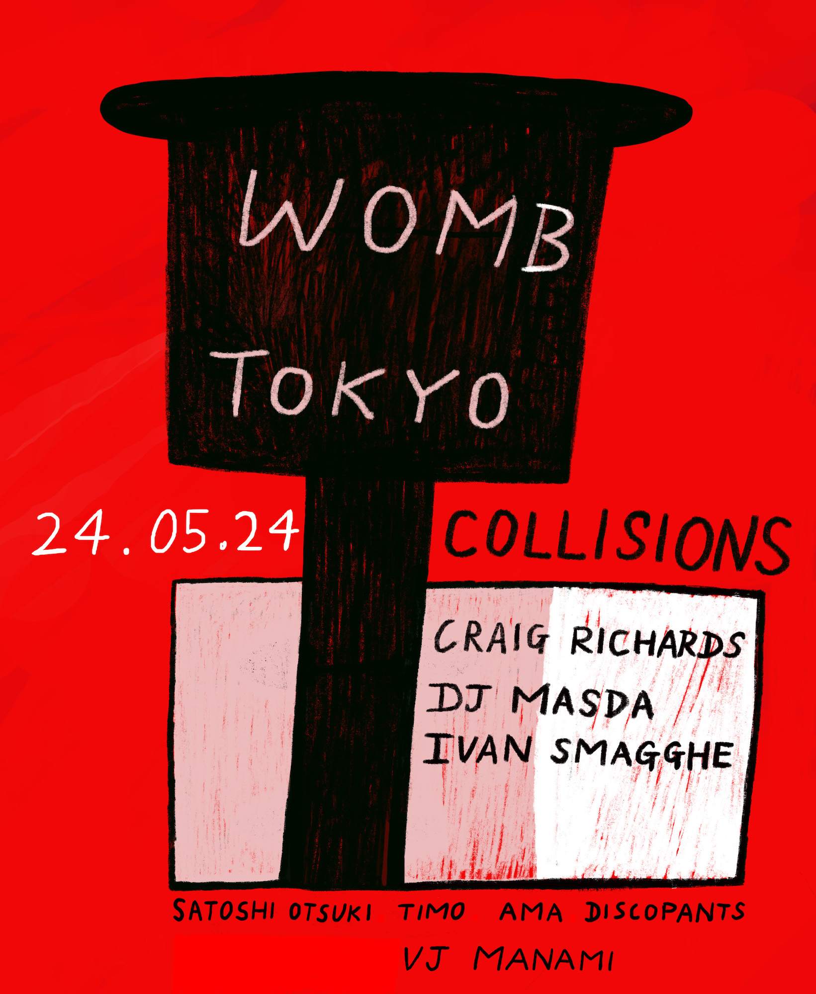 COLLISIONS at WOMB, Tokyo