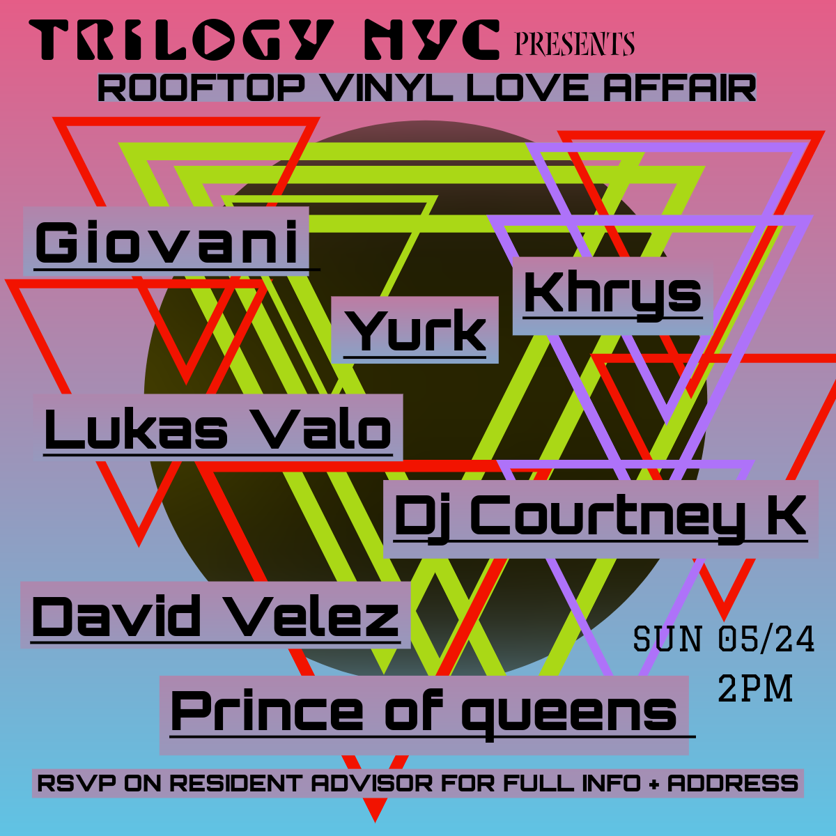 Trilogy NYC presents: ROOFTOP vinyl love affair (Free entrance) at TBA ...