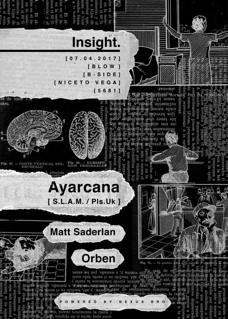 Ayarcana, Orben & Matt Saderlan - フライヤー表