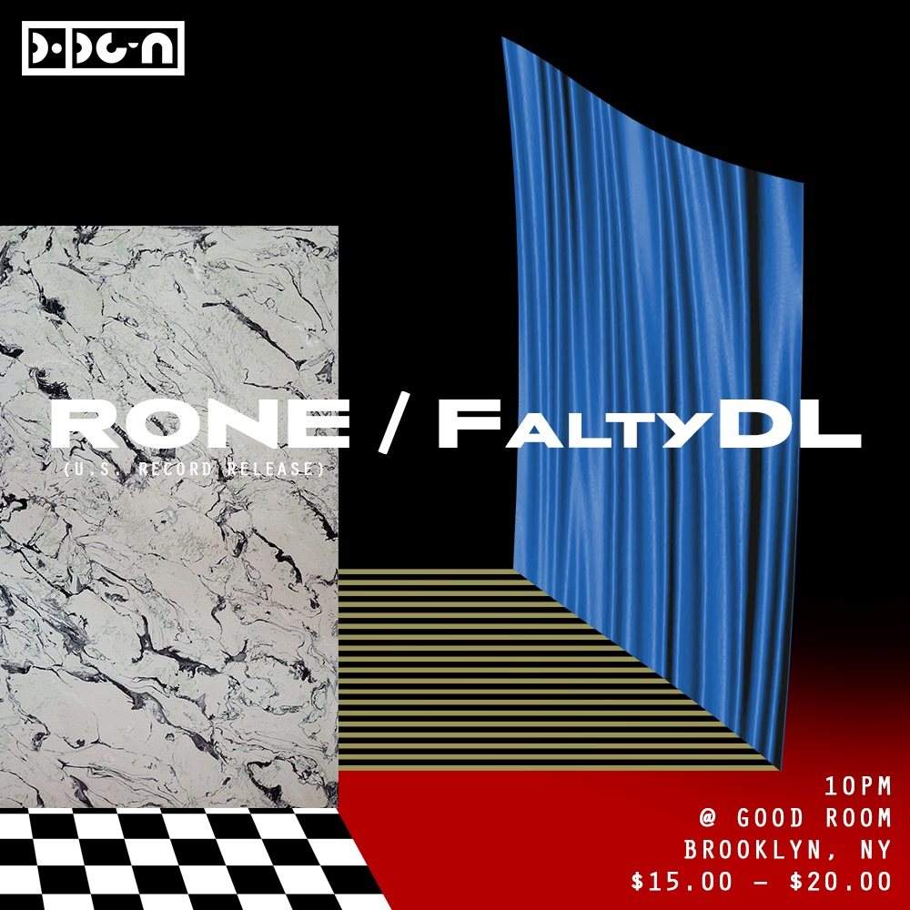 Rone - US Record Release Party!, Faltydl, The Range - Página frontal