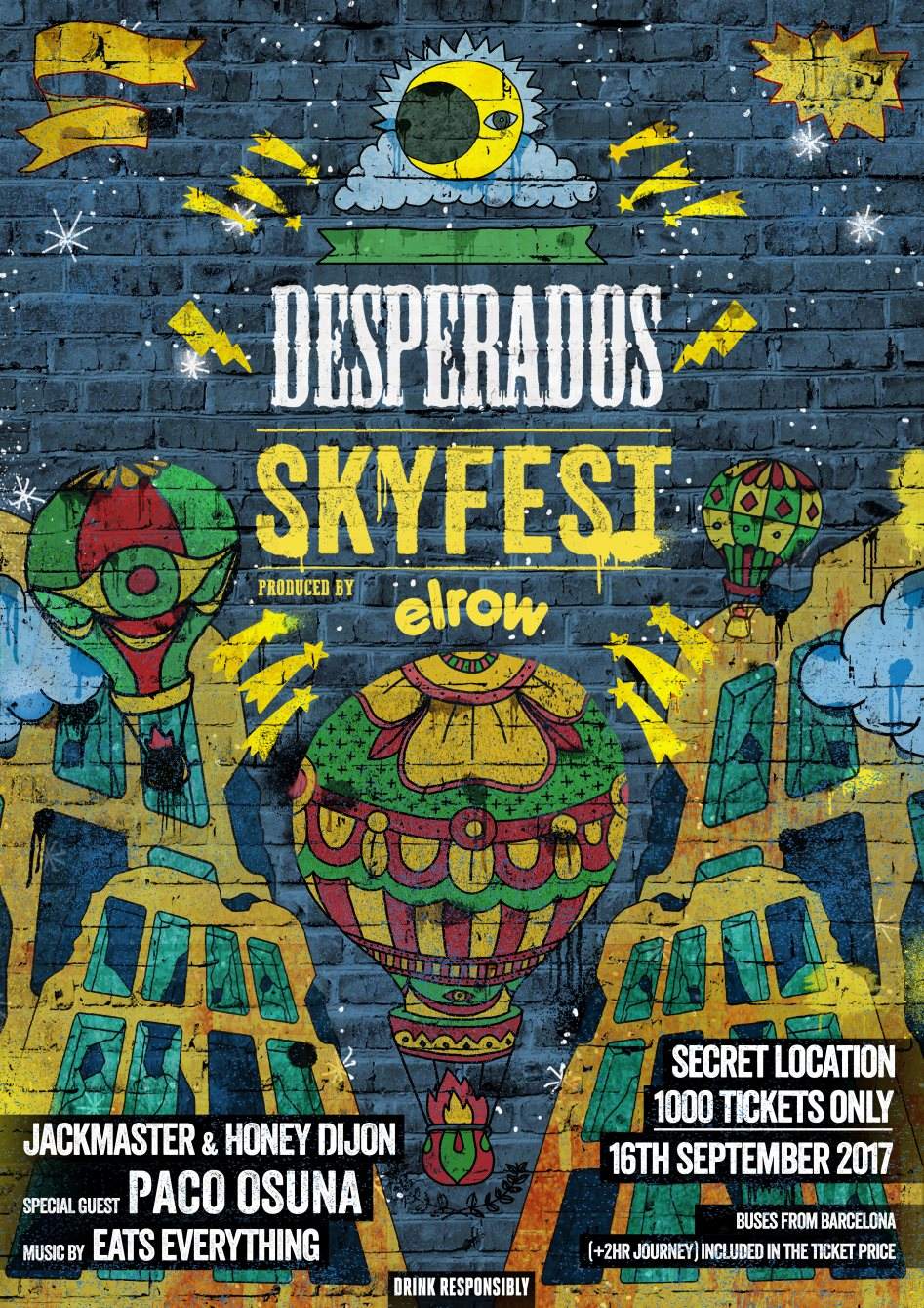 Desperados presents Skyfest (Produced by Elrow) - Página frontal