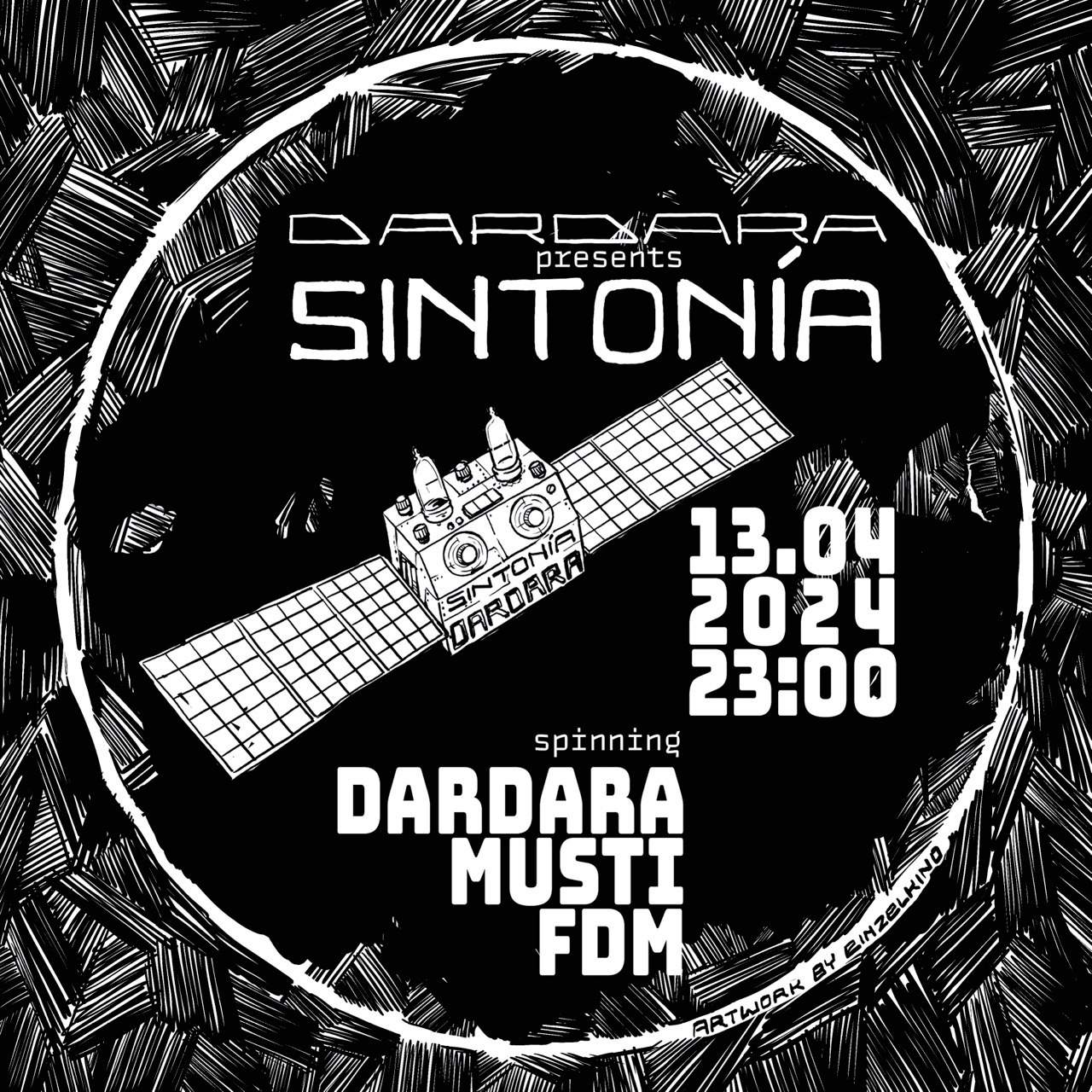 Dardara pres Sintonia Ep release party - フライヤー表