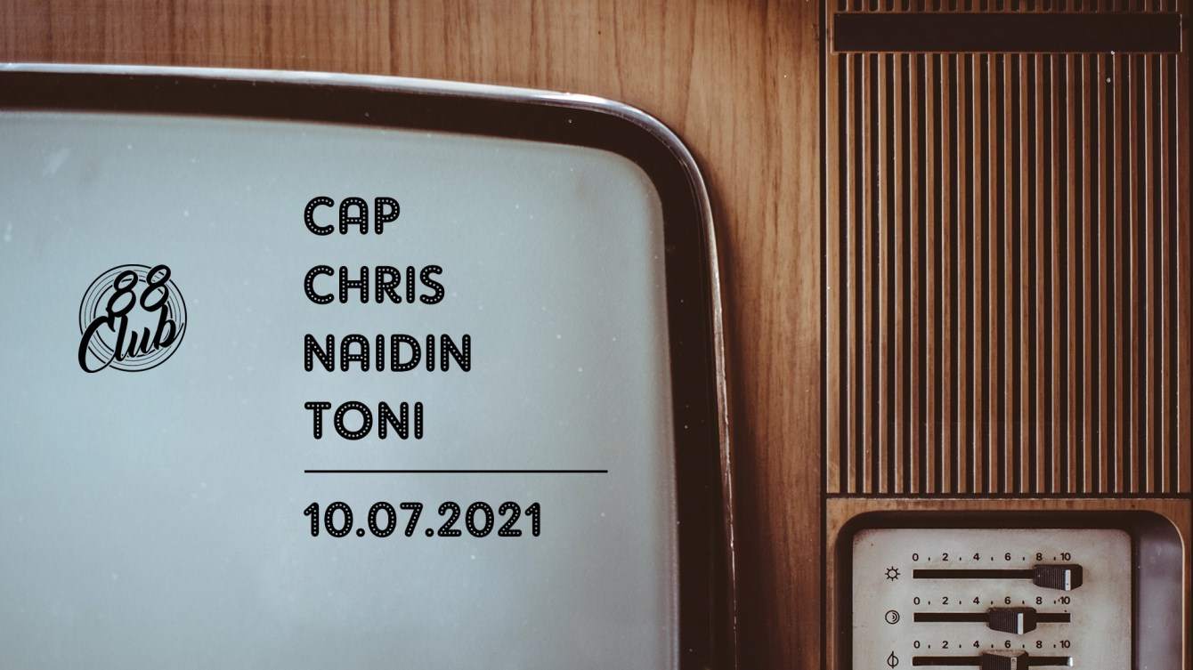 88's Finest: cap /\ Chris /\ Naidin /\ Toni - フライヤー裏