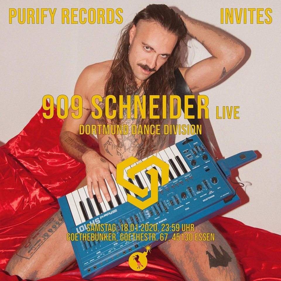 Purify Records Invites 909 Schneider - Página frontal