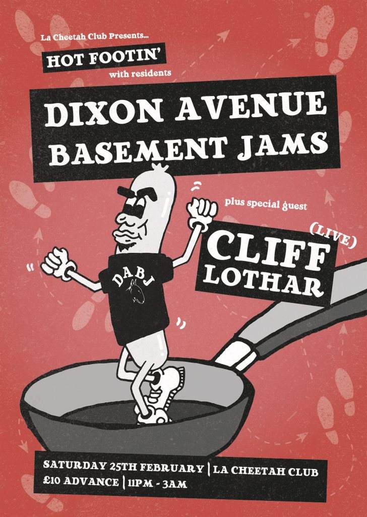 Hot Footin' with Dixon Avenue Basement Jams + Cliff Lothar (Live) - Página frontal