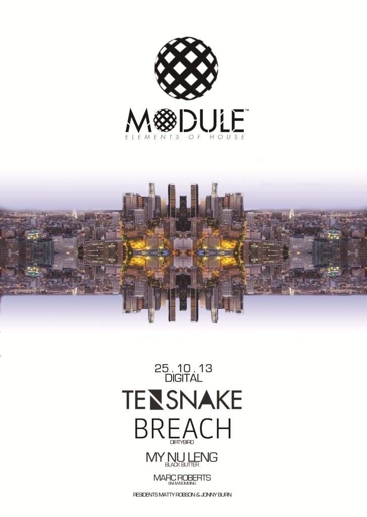 Module // Tensnake / Breach / My Nu Leng - フライヤー表