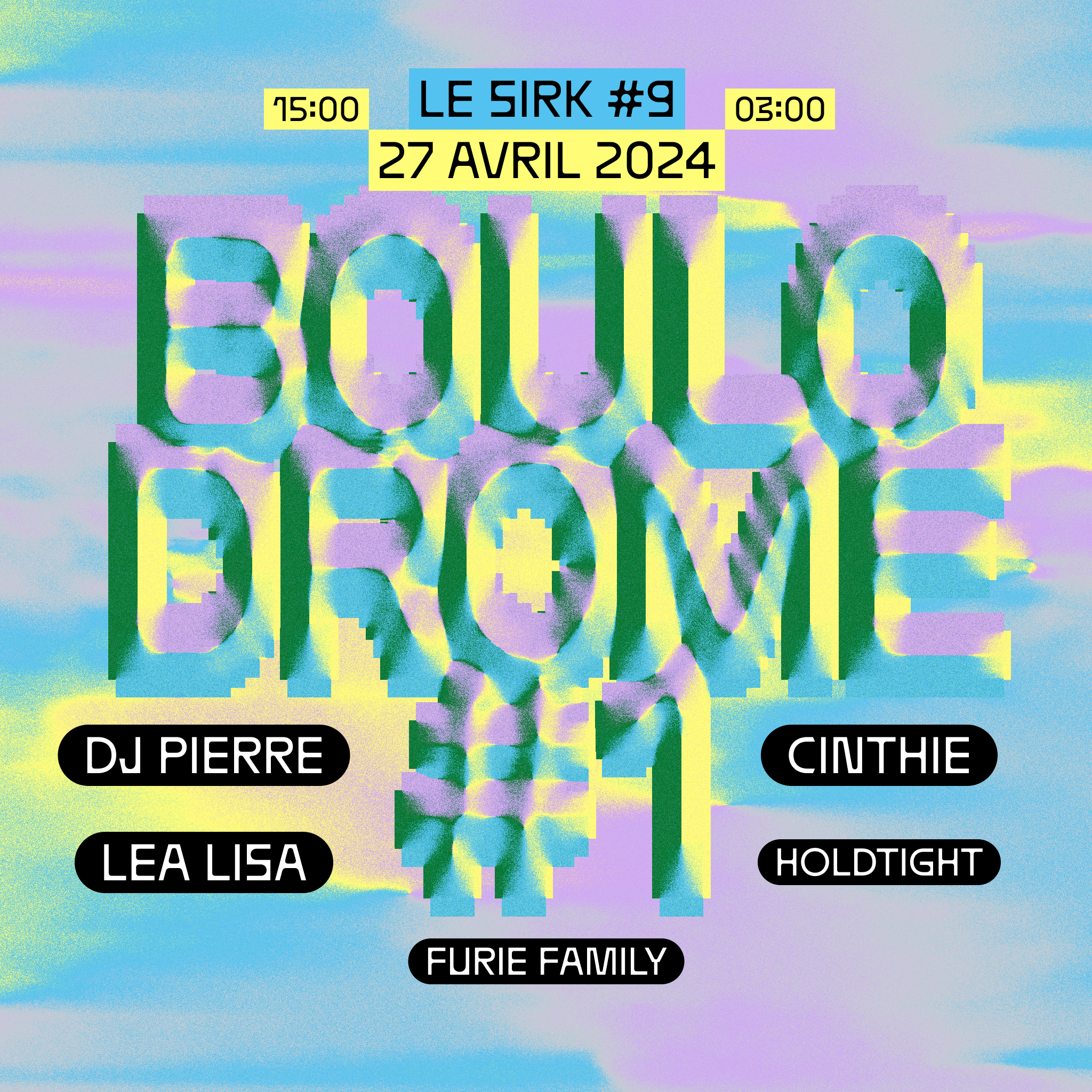 Le SIRK #9 at Boulodrome #1 - フライヤー表