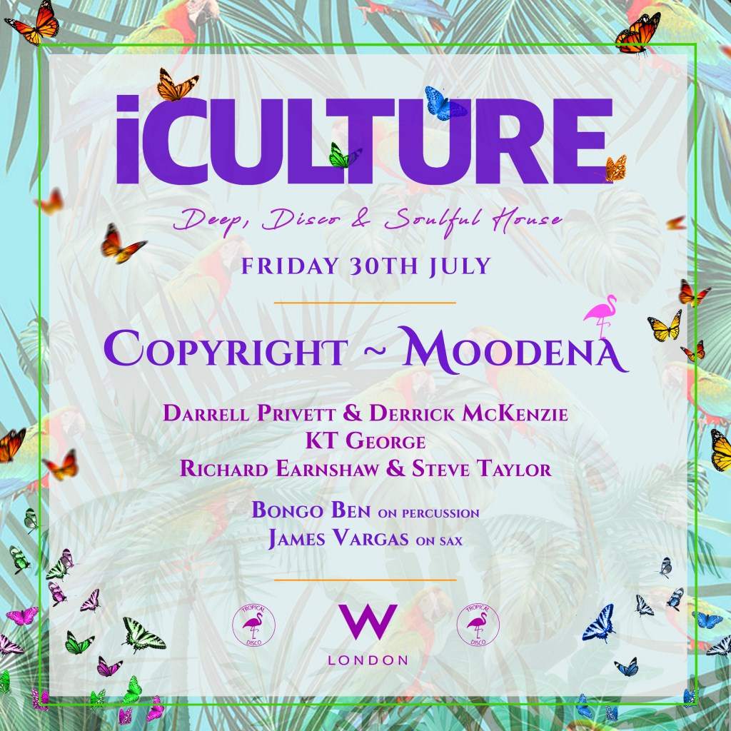 Iculture London with Copyright & Moodena - Página frontal