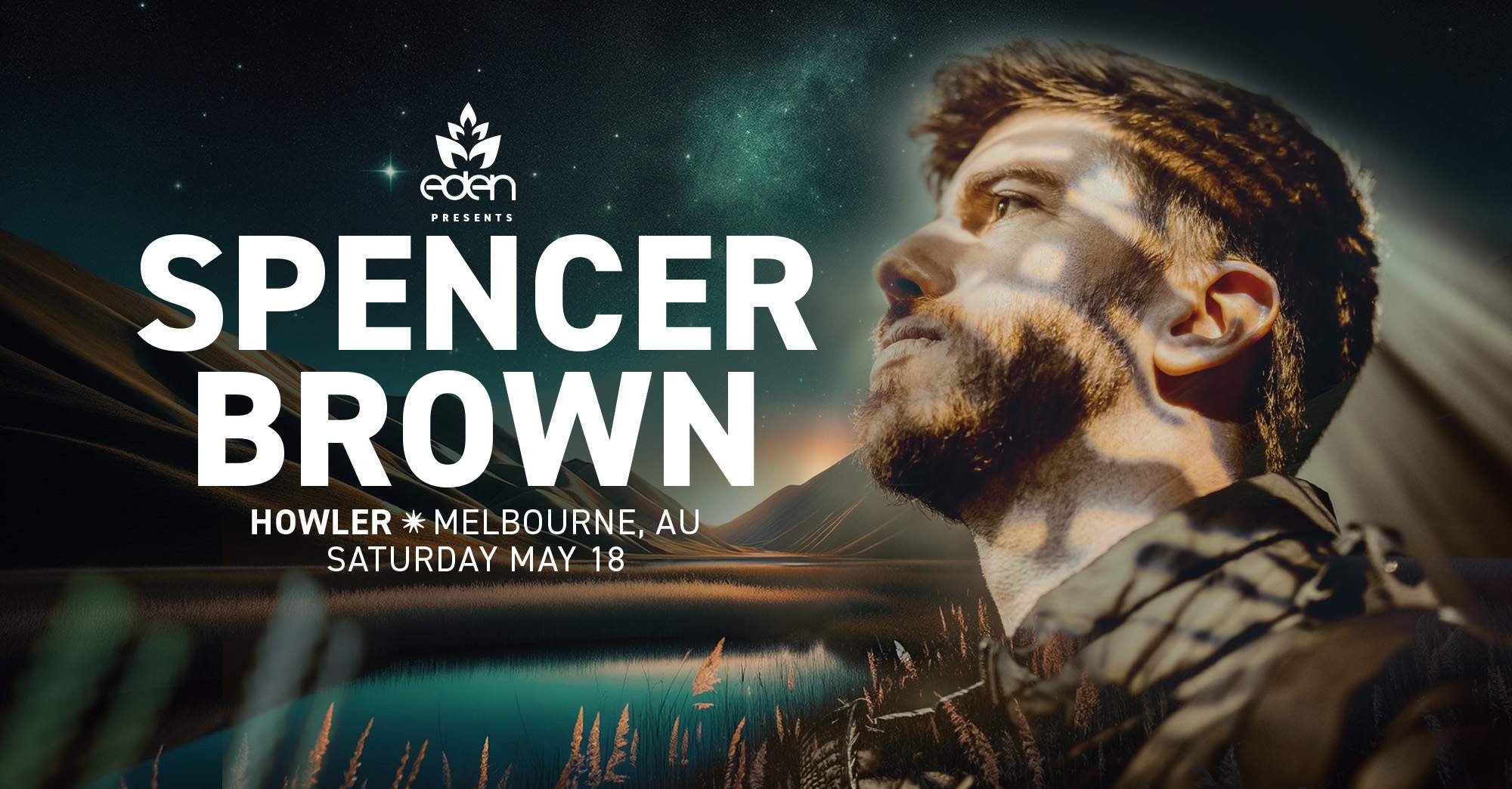 Eden Melbourne pres Spencer Brown - Página frontal