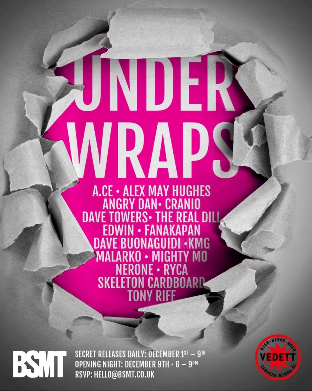 Under Wraps - フライヤー表
