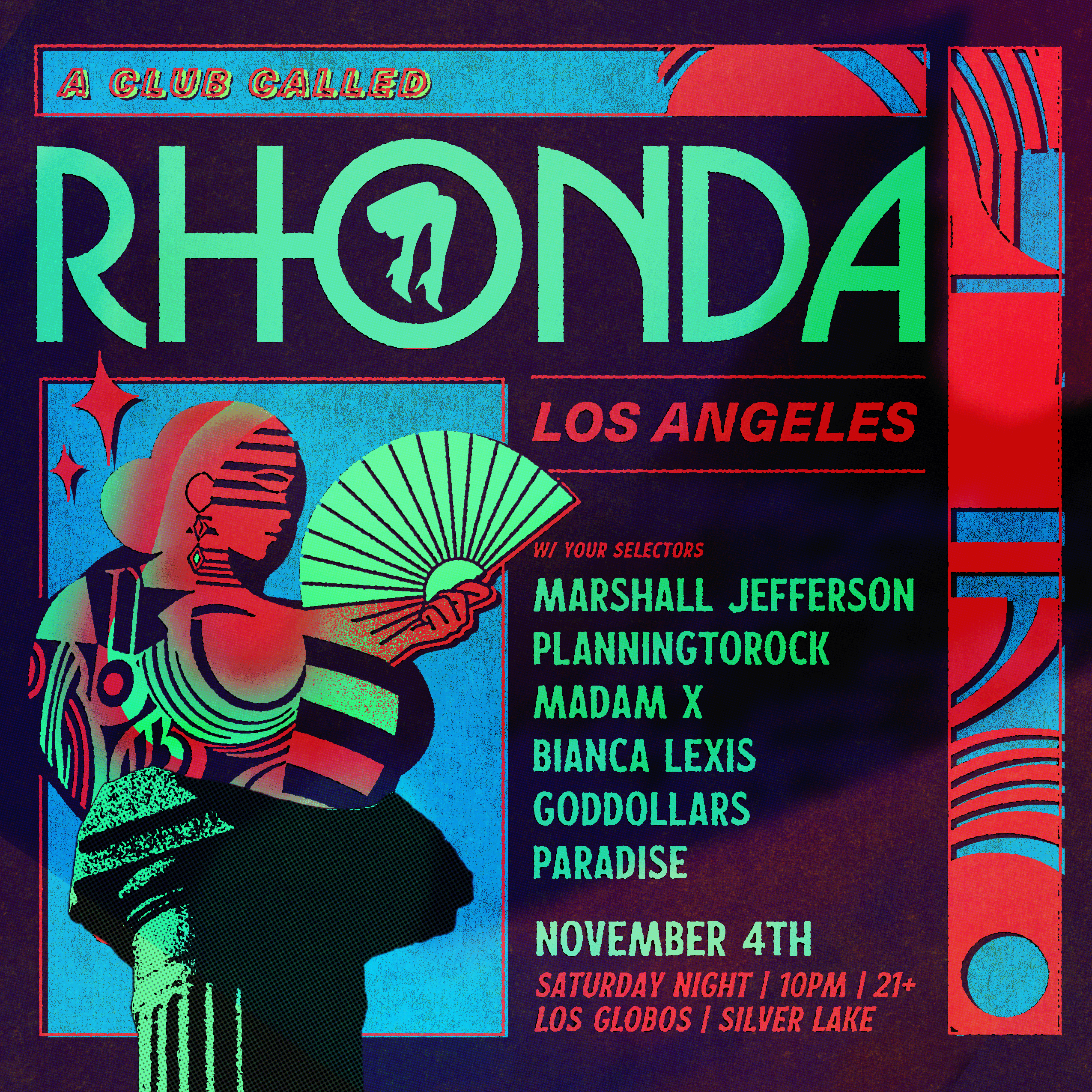 A Club Called Rhonda: Silver Lake with Marshall Jefferson, Planningtorock, Madam X & More - Página frontal