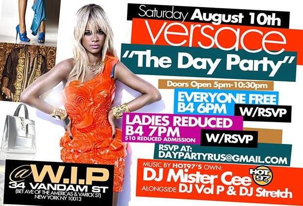 Versace The Day Party at WIP Work In Progress New York