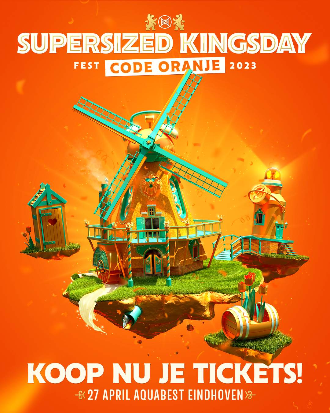 Supersized kingsday on sale