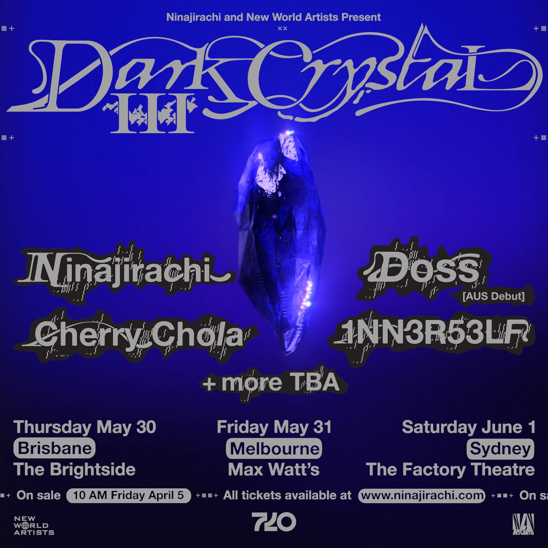 Dark Crystal 3: Ninajirachi, Doss (US) + MORE - Página frontal