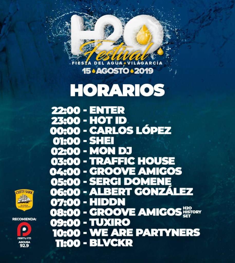H20 Festival - Página frontal