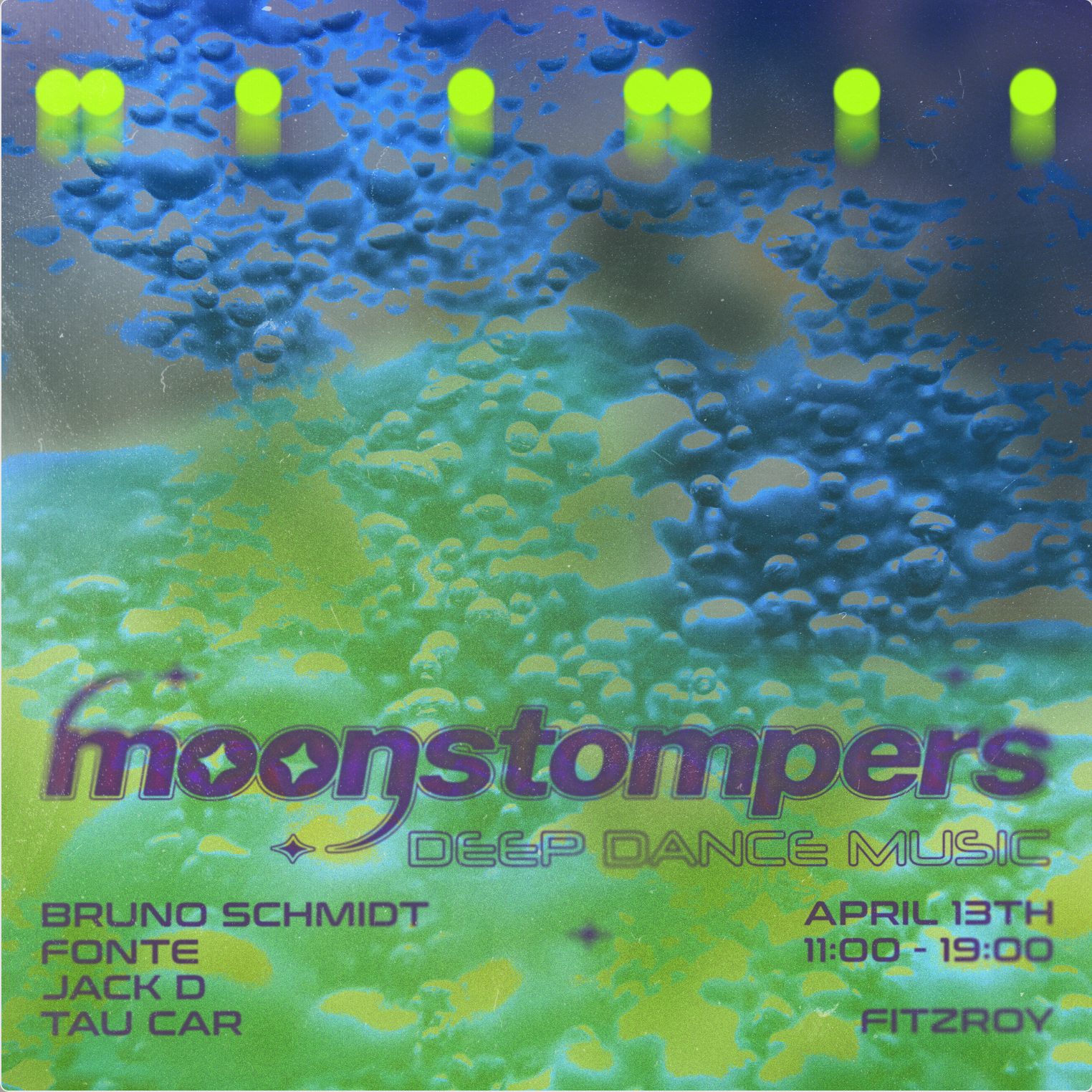 Moonstompers: Bruno Schmidt, Fonte, Tau Car, Jack D - Página frontal