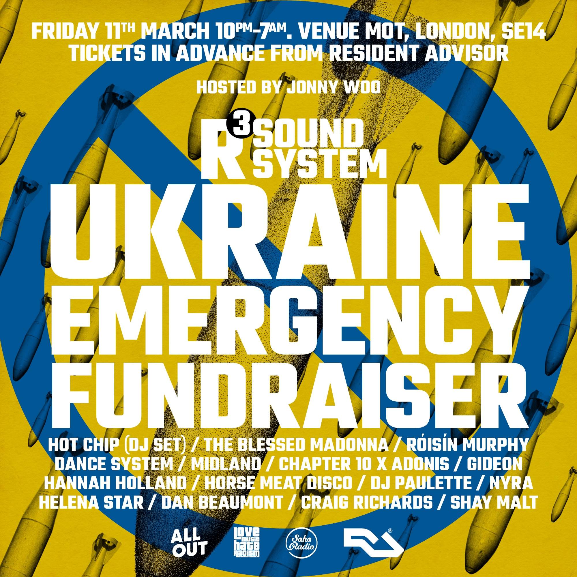 R3 Ukraine Emergency Fundraiser - Página frontal