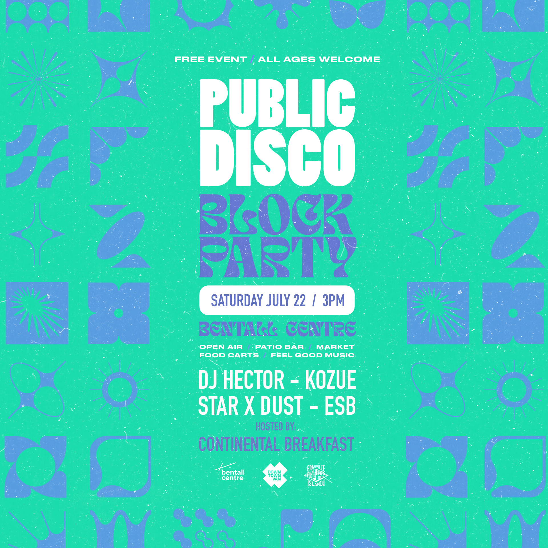 Public Disco Block Party - フライヤー表