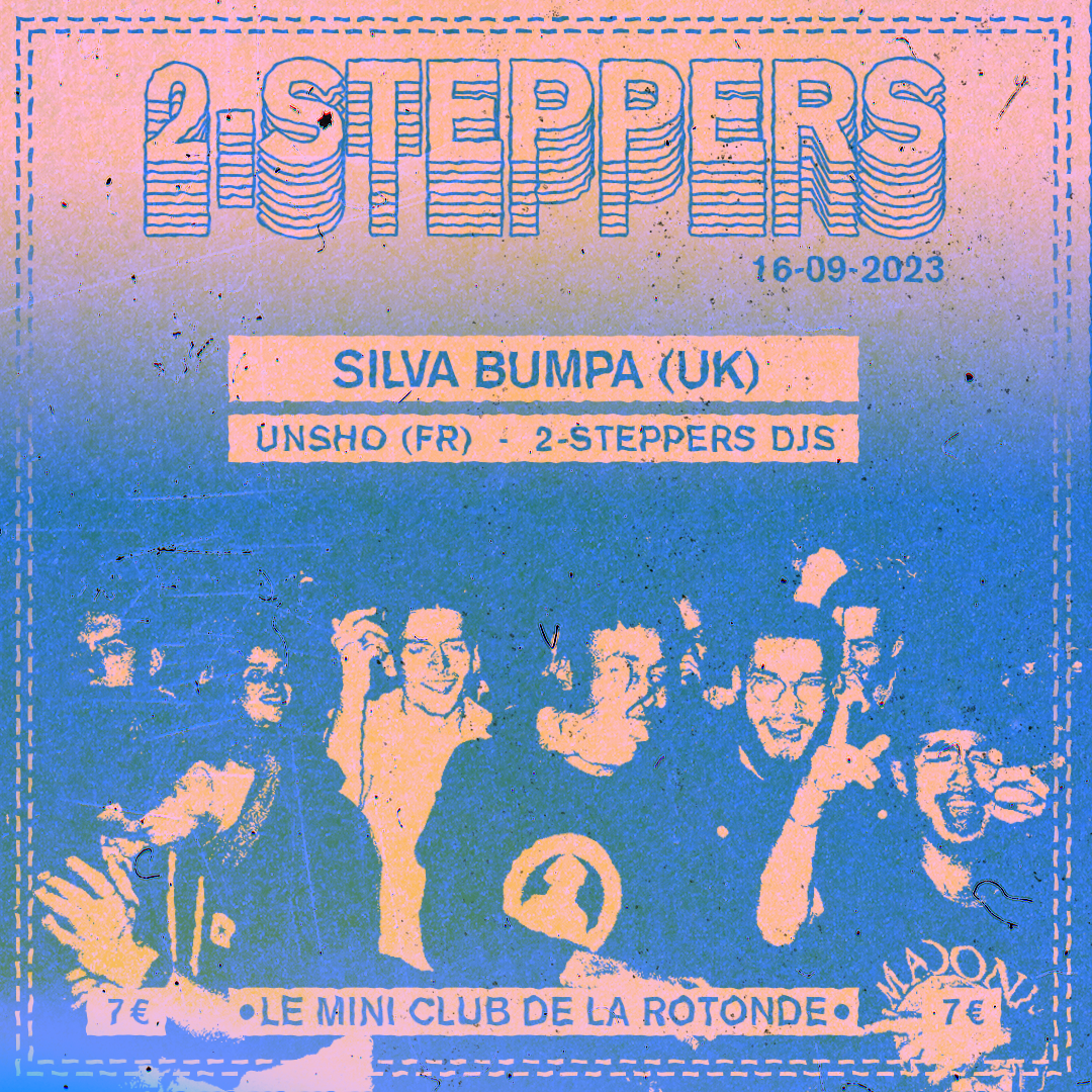2-steppers (#8) invite Silva Bumpa - フライヤー表
