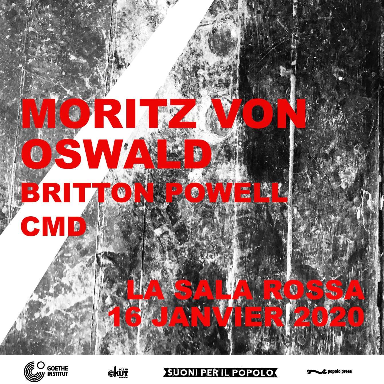 Moritz von Oswald · Britton Powell · CMD - フライヤー表