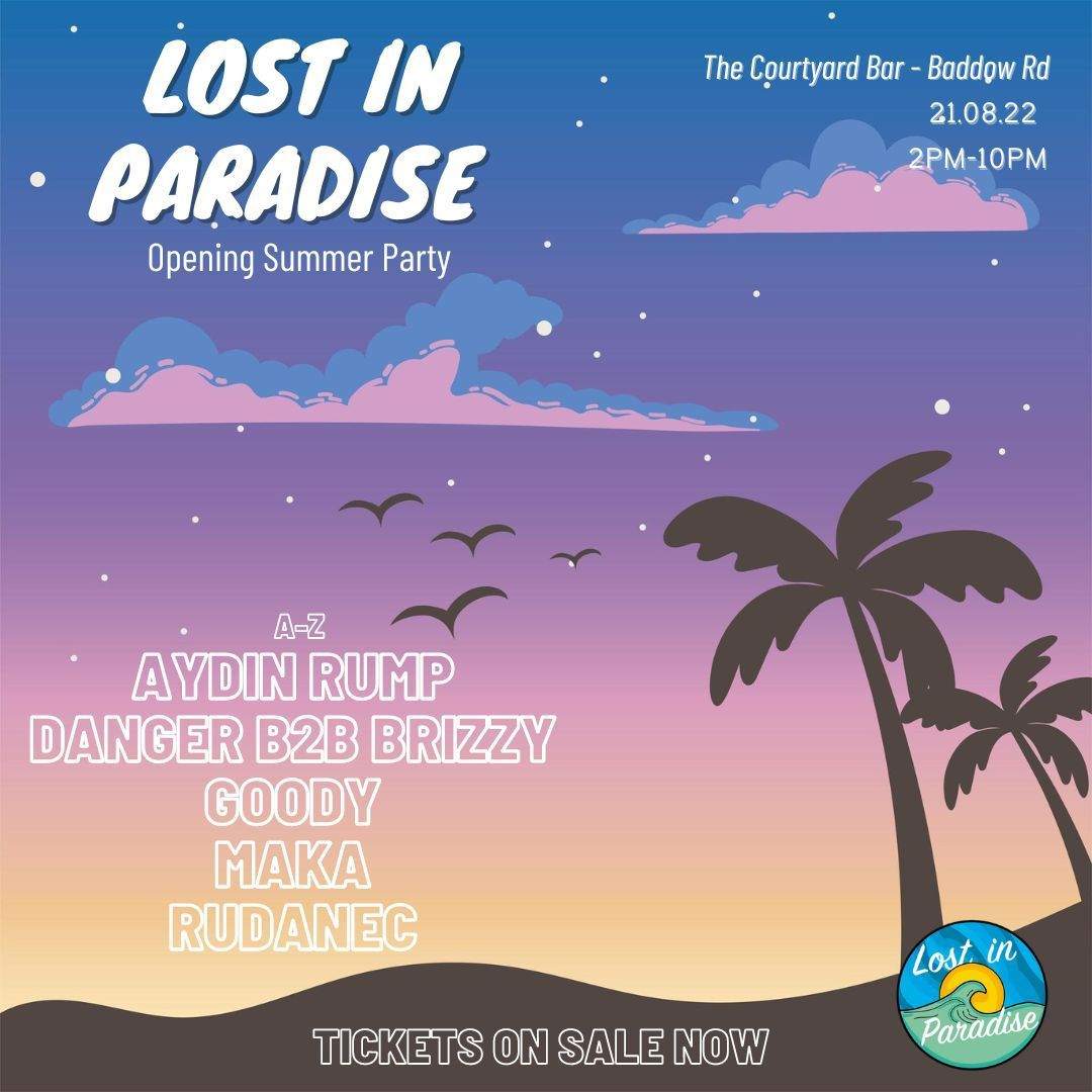 Lost in Paradise Opening Summer Party at The Courtyard Chelmsford